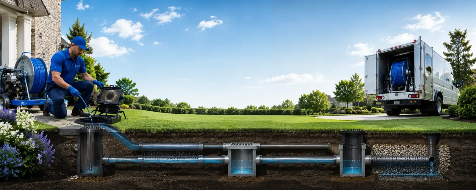 Outdoor drain cleaning information for Kaylor, SD